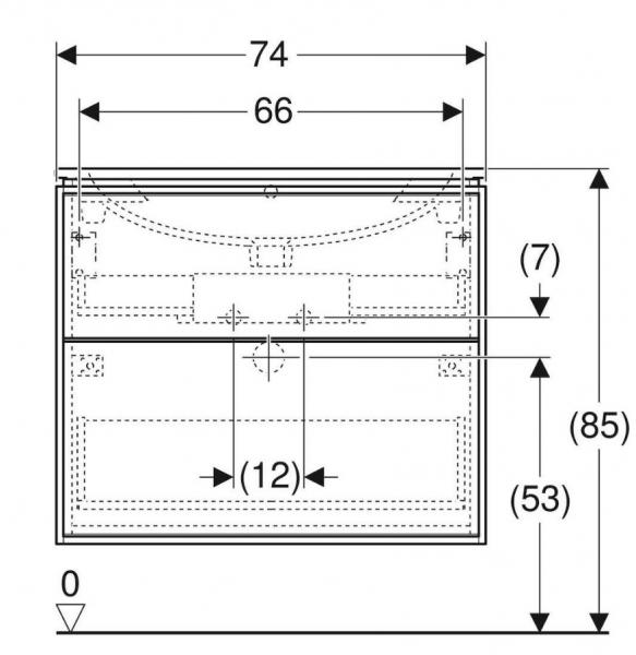 Ifö Sense Art 75 møbelsæt - Eg Ifö Sense Art 75 møbelsæt - Eg