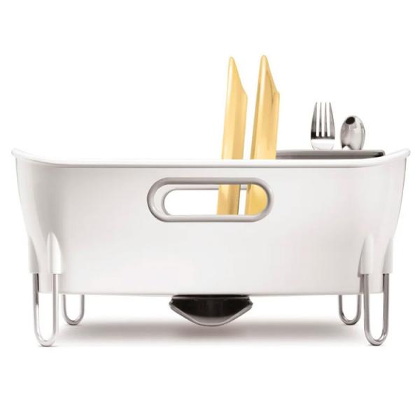 Simplehuman kompakt opvaskestativ i plast - Grå Simplehuman kompakt opvaskestativ i plast - Grå