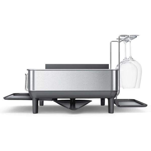 Simplehuman opvaskebakke m/st&aring;lramme - Sort