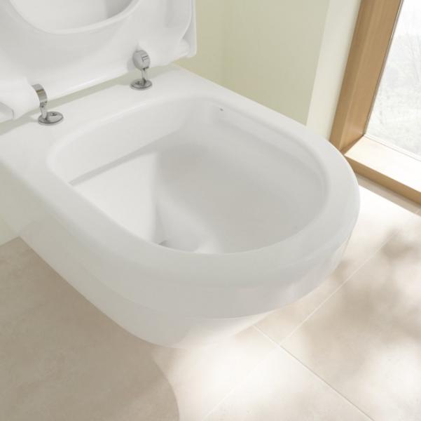 Villeroy & Boch ViCare Rimless v&aelig;gh&aelig;ngt toilet - Hvid