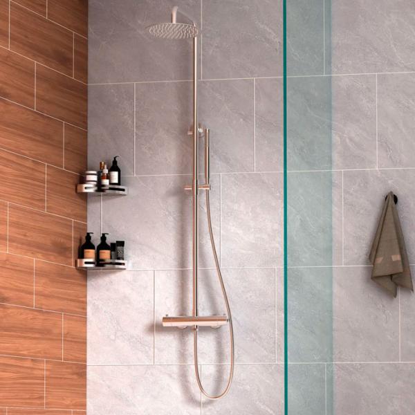 Lavabo Argo RS 250 komplet brusesystem - Rustfrit stål Lavabo Argo RS 250 komplet brusesystem - Rustfrit stål