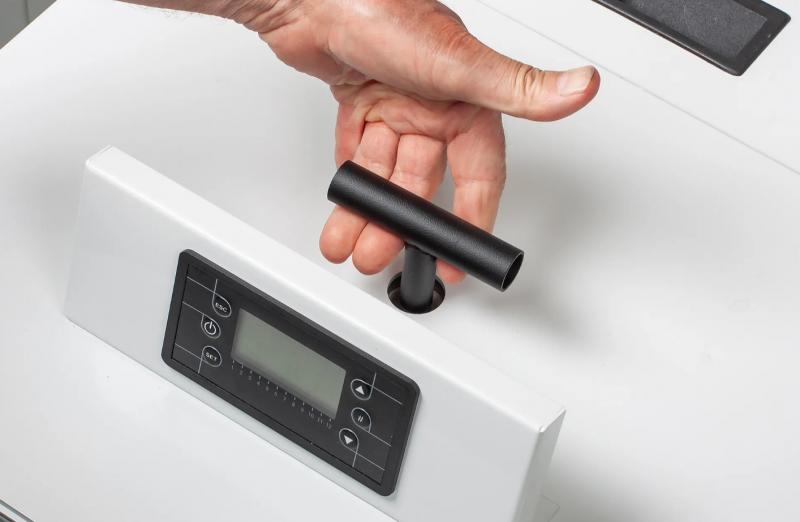 Mareli Systems Compact pilleovn Hvid - 12 kW - Centralvarme Mareli Systems Compact pilleovn Hvid - 12 kW - Centralvarme