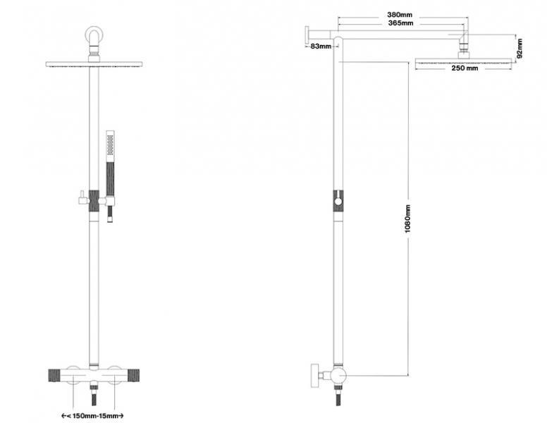 Cassøe Crystal Cut komplet pakke til badeværelset - Mat sort Cassøe Crystal Cut komplet pakke til badeværelset - Mat sort