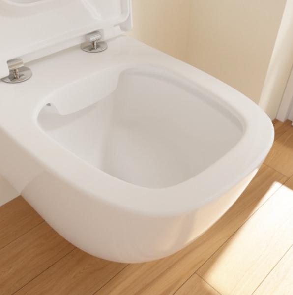 Villeroy & Boch Antheus Rimless v&aelig;gh&aelig;ngt toilet m/Ceramic+ - Hvid