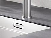 Enkeltvask i rustfrit st�l